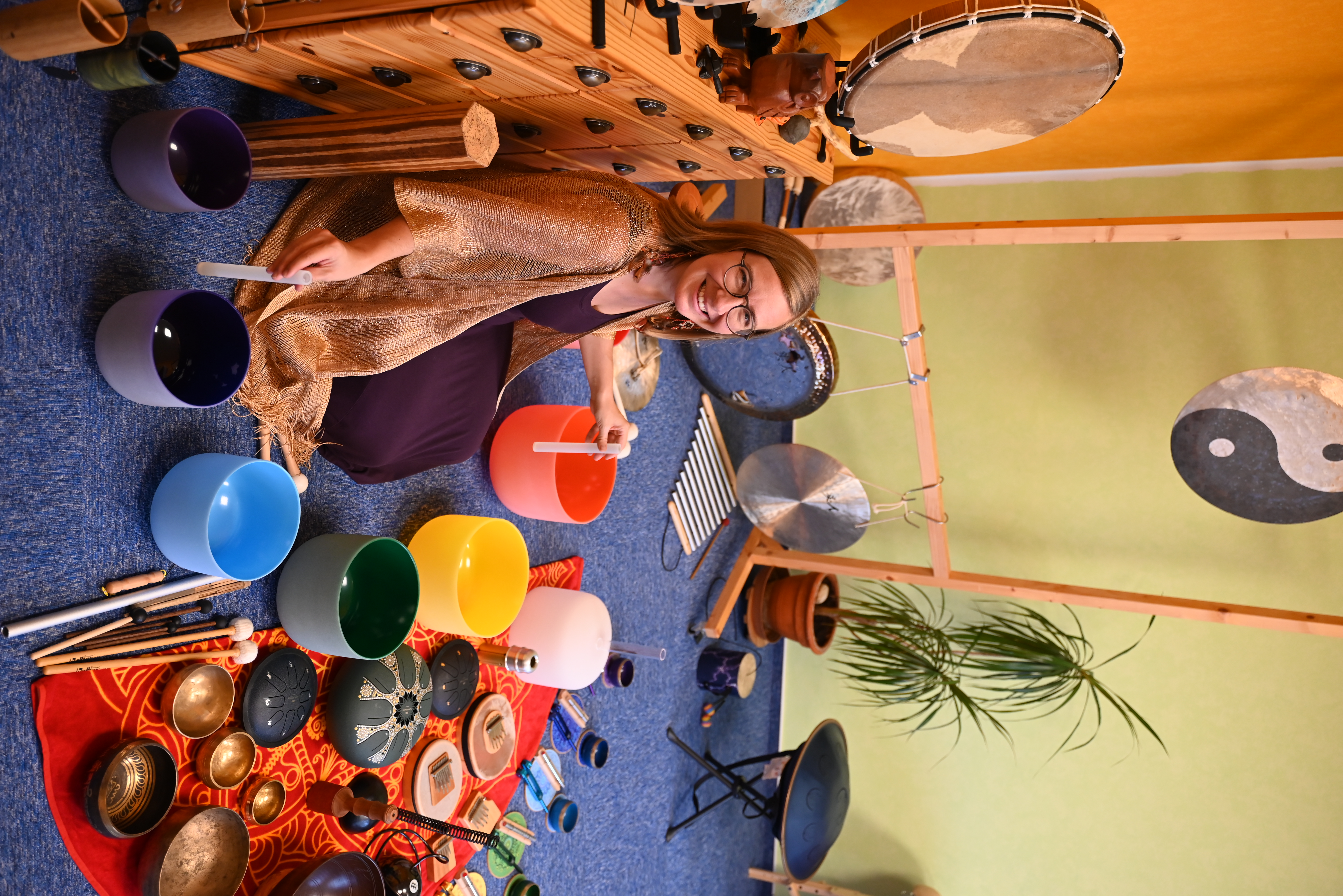 Relaxation during a sound bath